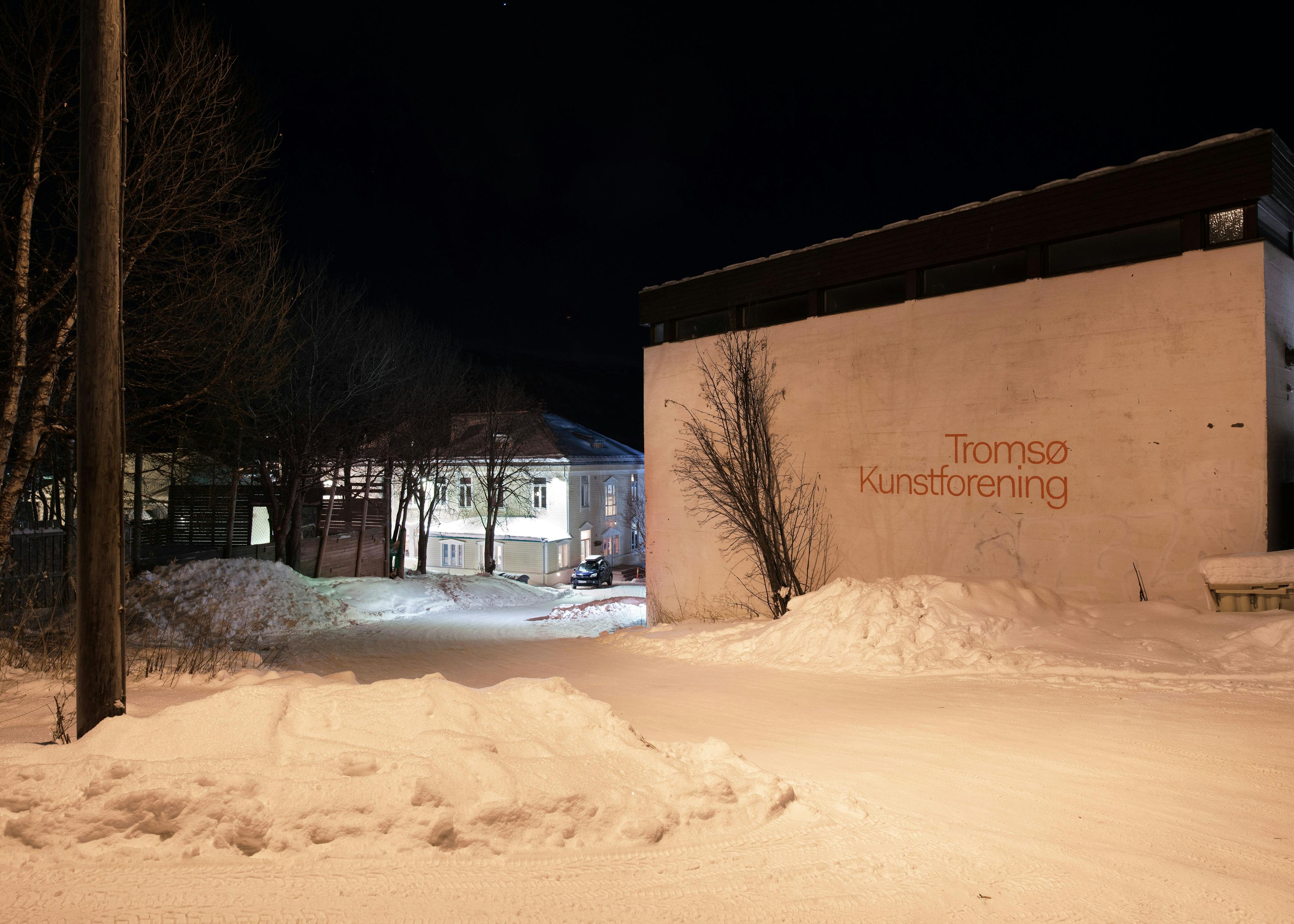 Tromsø Kunstforening sine midlertidige lokaler i Mellomvegen.